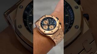 Audemars Piguet Royal Oak Offshore Chronograph Rose Gold Blue Dial “Brick” 26238OROO2000OR01 [upl. by Ola]