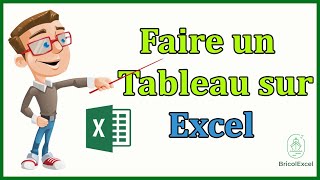 Comment faire un tableau sur Excel [upl. by Llenart]