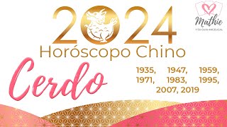 🐲 Cerdo Horoscopo Chino 2024 Año del Dragón de Madera 🐲 Horóscopo Chino Cerdo Tarot Guia Angelical [upl. by Acinoev]