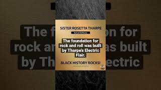 Black History Month How Sister Rosetta Tharpe Revolutionized the Rock Genre [upl. by Neerual]