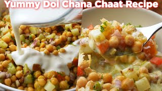 Yummy Doi Chana Chaat Recipe [upl. by Lalittah372]