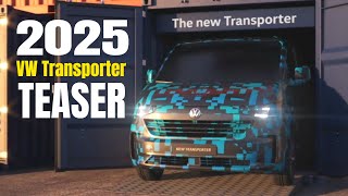 New 2025 Volkswagen Transporter TEASER [upl. by Aleihs]