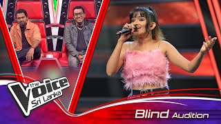 Wimansha Dilhani  Rajawo Mangaliya  රාජාවෝ මංගලියා   Blind Auditions  The Voice Sri Lanka [upl. by Adrea]