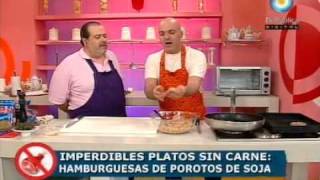 Imperdibles platos sin carne hamburguesas de porotos de soja de lentejas y de quínoa [upl. by Mutz54]