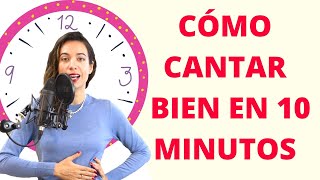 🔥CÓMO CANTAR BIEN EN 10 MINUTOS 🎵Como aprender a cantar Clases de canto desde cero Natalia Bliss [upl. by Tomaso]