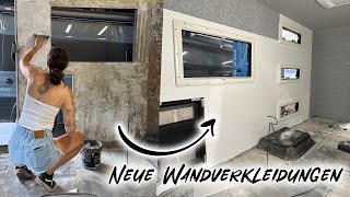 Wände verkleiden im VW LT 40 Clou 570 Familycamper Endlich wieder schön 😍 [upl. by Barny859]