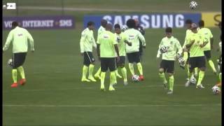 Brasil completa su primer entrenamiento en Teresópolis [upl. by Ahselyt]