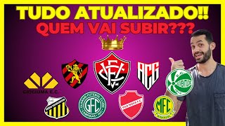 SAÃRAM AS PROBABILIDADES ATUALIZADAS DA SÃ‰RIE B REBAIXAMENTO ACESSO E TÃTULO [upl. by Daugherty]