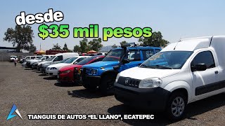 😲 Tianguis de Autos quotEl Llanoquot desde 35 mil pesos en Ecatepec Mexico [upl. by Aniroz570]