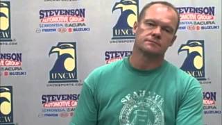 UNCW Head Coach Paul Cairney ECU amp NCSU preview 9513 [upl. by Rucker41]