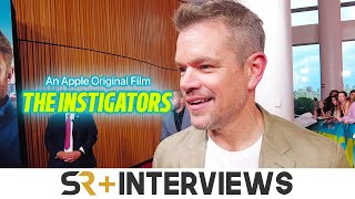 The Instigators Star Matt Damon Would Do “Anything” With Tina Fey [upl. by Nylhtak]