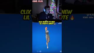 Clix REACTS to NEW Lil Yachty emote 🔥 [upl. by Euqnom]