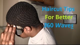 The Best Hair Cutting Tips for Getting 360 Waves [upl. by Lessig]