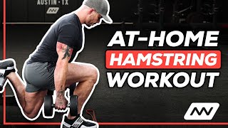 AtHome Hamstrings Workout for Beginners [upl. by Airemat]