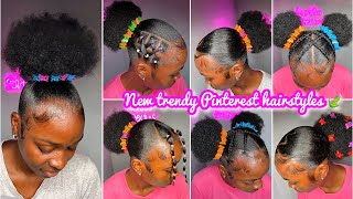 🌸🎀SLAYED PINTEREST Natural Hairstyles ON RELAXED HAIR 2024  𝐒𝐥𝐚𝐲𝐞𝐝 edges  new girlie hairstyles☘️ [upl. by Seymour]