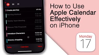 How to Use Apple Calendar Effectively on iPhone 5 Best Tips [upl. by Ahsielat207]