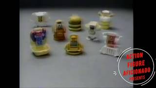 McDonalds NEW FOOD CHANGEABLES Happy Meal Commercial 1988 [upl. by Hospers497]