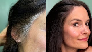 How To Touch Up Your Gray Roots At Home  eSalon [upl. by Capwell]