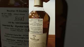 15 YEARS OLD MACALLAN  HIGHLAND SINGLE MALT SCOTCH WHISKY 🥃 DOUBLE CASK 43 ALC VOL [upl. by Deroo]