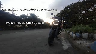 2024 Husqvarna Svartpilen 401 review  PURE CITY RIDE REVIEW [upl. by Rebm]