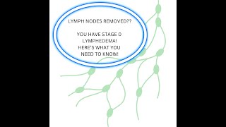 Have you had lymph nodes removed If so heres what you NEED to know [upl. by Philbrook]