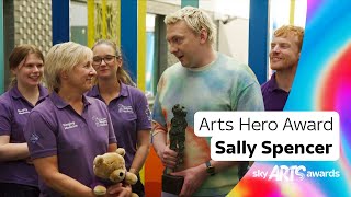 Sally Spencer wins the Arts Hero Award  Sky Arts Award 2024 [upl. by Fromma794]