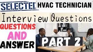 HVAC questions and answer top 10 HVAC technician interview questions and answer ac interview que [upl. by Naujyt]