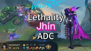 Wild Rift Jhin ADC  Full Gameplay  EU High ELO  Supervillain Jhin  Patch 50B [upl. by Baron]