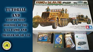 tutorial and stepbystep assembly of the 135 Famo and trailer SDAH116 [upl. by Molohs926]