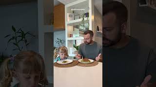 Botei pouca comida no prato da minha filha pra ver a reação dela 🤣 [upl. by Ardolino]