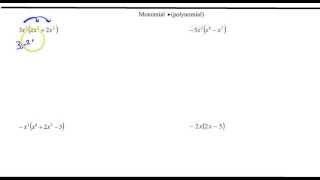 Distributing with polynomials [upl. by Oicneconi]