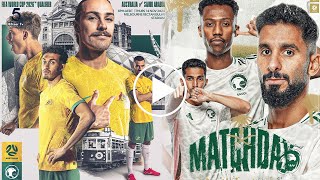 شاهد القنوات الناقله لمباراة السعوديه واستراليا في تصفيات كأس العالم Saudi Arabia vs Australia [upl. by Aicinat]