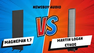 Electrostatic Martin Logan Ethos VS Quasi Ribbon Magnepan 17 [upl. by Nancey]