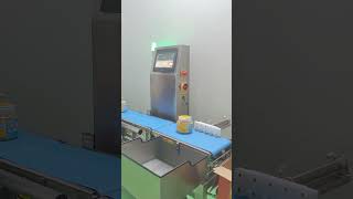 Automatic online check weigher machine for bottle canned biscuit check weight checkweigher [upl. by Esetal810]