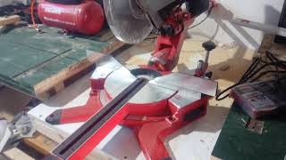 Einhell TESM 2534 Dual Troncatrice Radiale 5100 RPM 1800 W Rosso [upl. by Ahsircal]