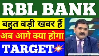 rbl bank news  rbl bank share news today  rbl bank share next target  rbl bank stock latest news [upl. by Anaugal]