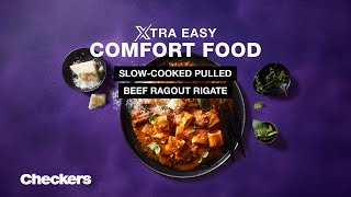 Slowcooked Pulled Beef Ragout Rigate Recipe  Checkers South Africa [upl. by Sabine]