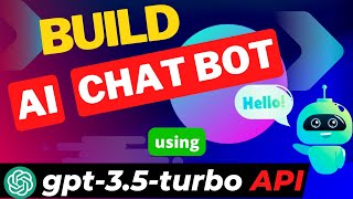 Build AI Chat Bot using ChatGPT API 👉 gpt35turbo 👈 chatgpt openai [upl. by Creedon]