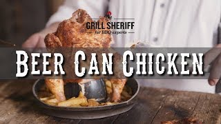 Grill Sheriff HowTo Beer Can Chicken [upl. by Fleck151]