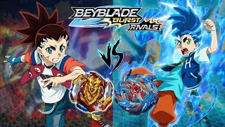 This Battle Is Opp 💫  Turbo Achilles Vs Kolossal Helios  Aiger Vs Hikaru Beyblade Burst Rivals [upl. by Kurman]