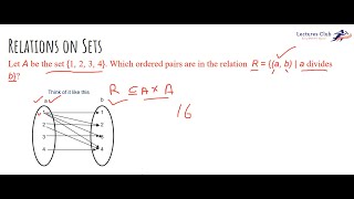 Relations in Discrete Mathematics  Lecture 6 [upl. by Laughry]