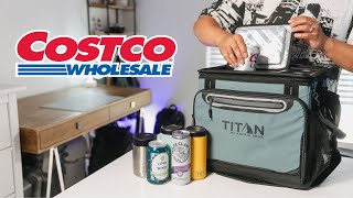 Costco Titan Collapsible 40 Can Cooler with Quick Access Lid Better than Yeti Full review [upl. by Nnagrom]