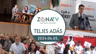 ZónaTV  TELJES ADÁS  20240605 [upl. by Nirrep42]