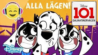 Dalmatinervägen 101  Musik Vilket Hundliv  TEXT 🎶 Disney Channel Sverige [upl. by Nedlog]