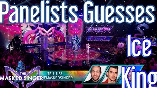 Panelists Guesses on Ice King  The Masked Singer USA Season 12 Ep 7 [upl. by Maximilien135]