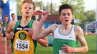 Tyrvinglekene 2015 3000m MS Jakob Ingebrigtsen [upl. by Kaleb]