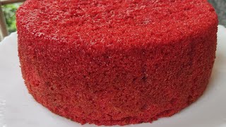 1 kg basic red velvet cakeperfect red velvet sponge cakebasic red velvet cakesoft cake👌 [upl. by Narcho]