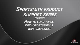 How To Load Wipes Into Sportsmith Wipe Dispenser [upl. by Etnuhs418]