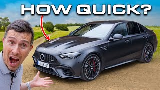 MercedesAMG C63 review 060mph amp 14mile TEST [upl. by Nuahsak]