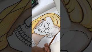 ANATOMY of the FACE  fun way to study  MAKEUP CLASS cosmetology school Coloring page [upl. by Berkly]